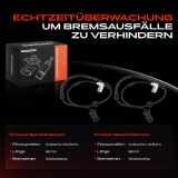2x Warnkontakt Bremsbelagverschleiß Vorderachse für Opel Vectra B J96 38 31 1995-2003