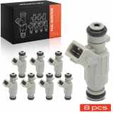 8x Einspritzventil Einspritzdüse für Audi A6 Avant 4B 2002-2003 A8 4D 4E 4.2L
