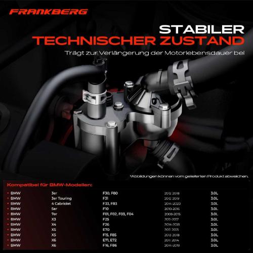 1x Thermostat Kühlmittel für BMW 3er F30 F80 5er F10 6er Coupe 7er F04 X3 X5 X6 Bild 1x Thermostat Kühlmittel für BMW 3er F30 F80 5er F10 6er Coupe 7er F04 X3 X5 X6