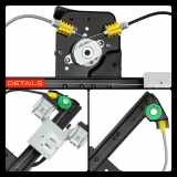 1x Fensterheber Hinten Links für VW Polo Classic Seat Cordoba