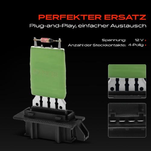 1x Widerstand Vorwiderstand Gebläsemotor für VW LT 28-35/46 II Mercedes-Benz Sprinter 2-T 901 902 Bild 1x Widerstand Vorwiderstand Gebläsemotor für VW LT 28-35/46 II Mercedes-Benz Sprinter 2-T 901 902