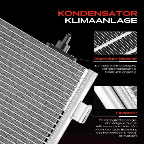 1x Kondensator Klimaanlage für Peugeot 307 Break 3E 307 CC 3B 307 SW 3H 1.6L Bild 1x Kondensator Klimaanlage für Peugeot 307 Break 3E 307 CC 3B 307 SW 3H 1.6L
