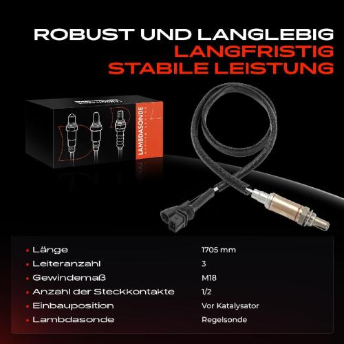 Frankberg 1x Lambdasonde Regelsonde Vor Katalysator für Alfa Romeo 33 905 907 Volvo 440 K 460 L 480 E Bild Frankberg 1x Lambdasonde Regelsonde Vor Katalysator für Alfa Romeo 33 905 907 Volvo 440 K 460 L 480 E