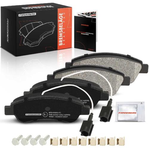 Frankberg 4x Bremsbeläge Hinterachse für Citroën Jumper Bus Kasten Pritsche/Fahrgestell Fiat Ducato Peugeot Boxer Bild Frankberg 4x Bremsbeläge Hinterachse für Citroën Jumper Bus Kasten Pritsche/Fahrgestell Fiat Ducato Peugeot Boxer