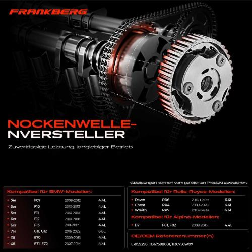 1x Nockenwellenversteller für Alpina B7 BMW 5er F10 7er X5 X6 Bild 1x Nockenwellenversteller für Alpina B7 BMW 5er F10 7er X5 X6