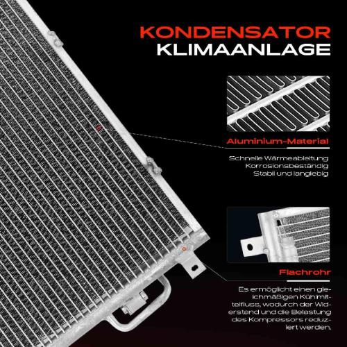 Frankberg 1x Kondensator Klimaanlage für Opel Astra G T98 F70 Zafira A 1.2L-2.2L Bild Frankberg 1x Kondensator Klimaanlage für Opel Astra G T98 F70 Zafira A 1.2L-2.2L