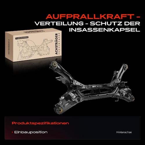 1x Achskörper Achsträger Motorträger Hinterachse für Mazda 6 GG GY 1.8L-2.3L 2002-2007 Bild 1x Achskörper Achsträger Motorträger Hinterachse für Mazda 6 GG GY 1.8L-2.3L 2002-2007