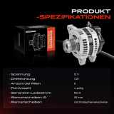 1x Lichtmaschine Generator für Hyundai Santa Fé II CM III iX35 KIA Sorento II