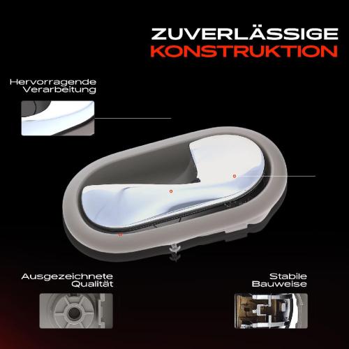 1x Türgriff Rechts innen für Renault Clio III Grandtour Kasten/Schrägheck Modus/Grand Modus Bj ab 2004 Bild 1x Türgriff Rechts innen für Renault Clio III Grandtour Kasten/Schrägheck Modus/Grand Modus Bj ab 2004