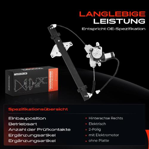 1x Fensterheber Hinten Rechts für Chevrolet Epica KL1 Stufenheck 2006-11 Bild 1x Fensterheber Hinten Rechts für Chevrolet Epica KL1 Stufenheck 2006-11