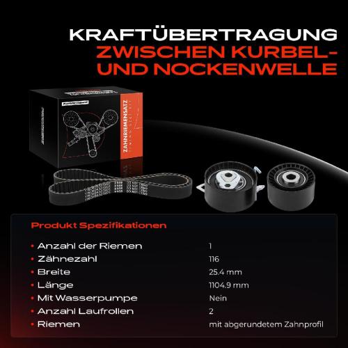 1x Zahnriemensatz Zahnriemen für Citroën C4 DS4 DS5 Jumper Jumpy Ford Focus 2 3 Bild 1x Zahnriemensatz Zahnriemen für Citroën C4 DS4 DS5 Jumper Jumpy Ford Focus 2 3