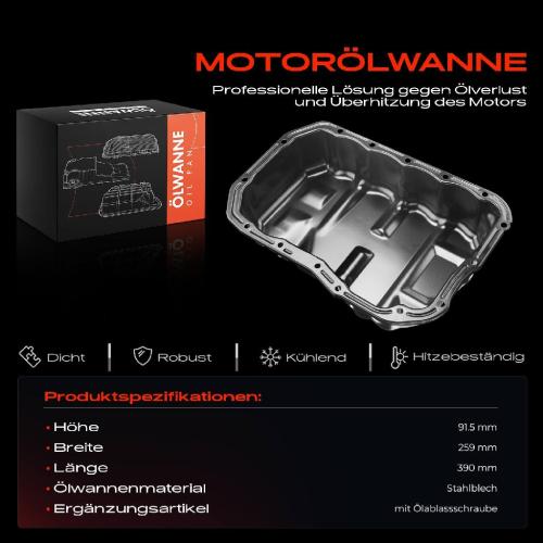 Frankberg 1x Ölwanne Motorölwanne für Mazda 5 CR19 Mazda 6 GG GH GY Bj ab 2002 2.0L 2.2L Bild Frankberg 1x Ölwanne Motorölwanne für Mazda 5 CR19 Mazda 6 GG GH GY Bj ab 2002 2.0L 2.2L