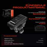 1x Zündmodul Zündspule für Ford Cougar Mondeo I Stufenheck Turnier II Scorpio FORD USA Mustang Convertible