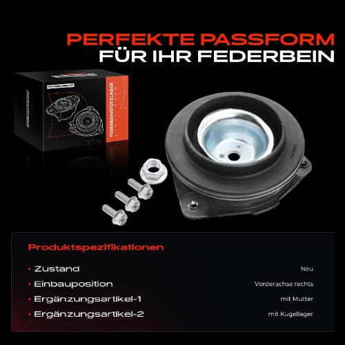 1x Domlager Federbeinstütz lager für Nissan Note E11 NE11 1.4L-1.6L Bild 1x Domlager Federbeinstütz lager für Nissan Note E11 NE11 1.4L-1.6L