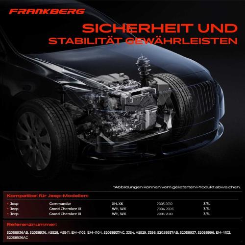 1x Differentiallager Motorlager Vorne für Jeep Commander Grand Cherokee III 3.7L Bild 1x Differentiallager Motorlager Vorne für Jeep Commander Grand Cherokee III 3.7L