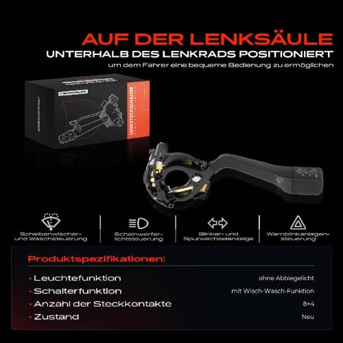 1x Kombischalter Lenkstockschalter für VW Golf II 19E 1G1 Jetta II 165 19E 1G2 Bild 1x Kombischalter Lenkstockschalter für VW Golf II 19E 1G1 Jetta II 165 19E 1G2