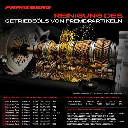 1x Hydraulikfiltersatz Automatikgetriebe für Mercedes-Benz W203 W204 W463 S211 Bild 1x Hydraulikfiltersatz Automatikgetriebe für Mercedes-Benz W203 W204 W463 S211
