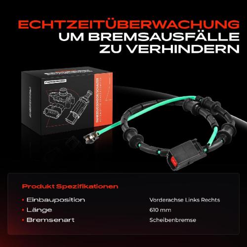 1x Warnkontakt Bremsbelagverschleiß Vorderachse für Jaguar XF Sportbrake X250 2.0L 2.2L 3.0L Bild 1x Warnkontakt Bremsbelagverschleiß Vorderachse für Jaguar XF Sportbrake X250 2.0L 2.2L 3.0L