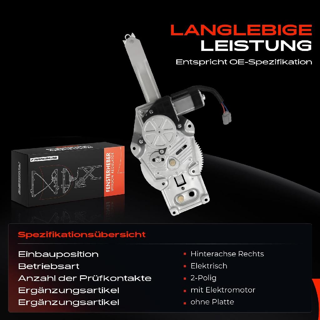 1x Fensterheber Hinten Rechts für BMW E36 316i Touring 320i