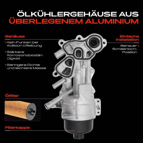 1x ÖlkühlerÖlfilter für MINI Mini R55 R56 R57 R58 R59 R60 R61 Peugeot 207 308 1.6L Bild 1x ÖlkühlerÖlfilter für MINI Mini R55 R56 R57 R58 R59 R60 R61 Peugeot 207 308 1.6L
