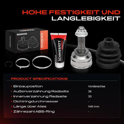 Frankberg 1x Antriebswelle Gelenksatz Vorderachse f r Mazda 323 C IV BG 323 F IV BG Bild Frankberg 1x Antriebswelle Gelenksatz Vorderachse f r Mazda 323 C IV BG 323 F IV BG