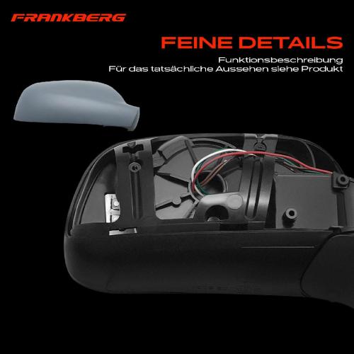 Frankberg 1x Außenspiegel Rechts für Peugeot 407 SW 6D 6D 6E 2004-2011 Bild Frankberg 1x Außenspiegel Rechts für Peugeot 407 SW 6D 6D 6E 2004-2011