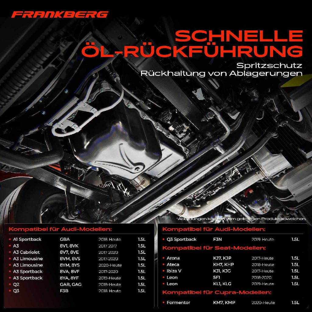 1x Ölwanne Motorölwanne für VW Golf 7 Tiguan Audi A3 Seat Leon Skoda Octavia 1.5L