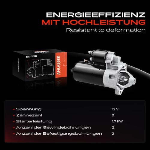 Frankberg 1x Anlasser Starter für VW Passat Variant Audi 80 Avant 90 A4 A6 Cabriolet Skoda Superb I 1990-2008 Bild Frankberg 1x Anlasser Starter für VW Passat Variant Audi 80 Avant 90 A4 A6 Cabriolet Skoda Superb I 1990-2008