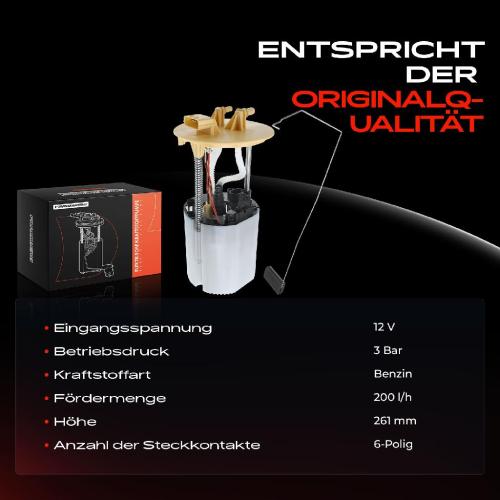 Frankberg 1x Kraftstoffpumpe für Renault Master III Bus JV Master III Kasten FV Master III Pritsche/Fahrgestell EV HV UV Bild Frankberg 1x Kraftstoffpumpe für Renault Master III Bus JV Master III Kasten FV Master III Pritsche/Fahrgestell EV HV UV