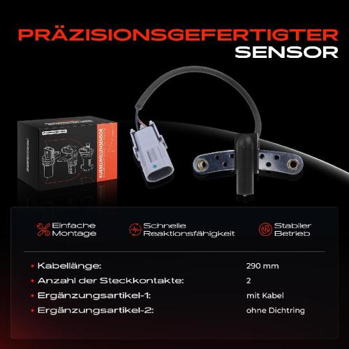 1x Kurbelwellensensor Impulsgeber für Renault 19 Clio I Megane I Laguna I Espace 21 Bild 1x Kurbelwellensensor Impulsgeber für Renault 19 Clio I Megane I Laguna I Espace 21