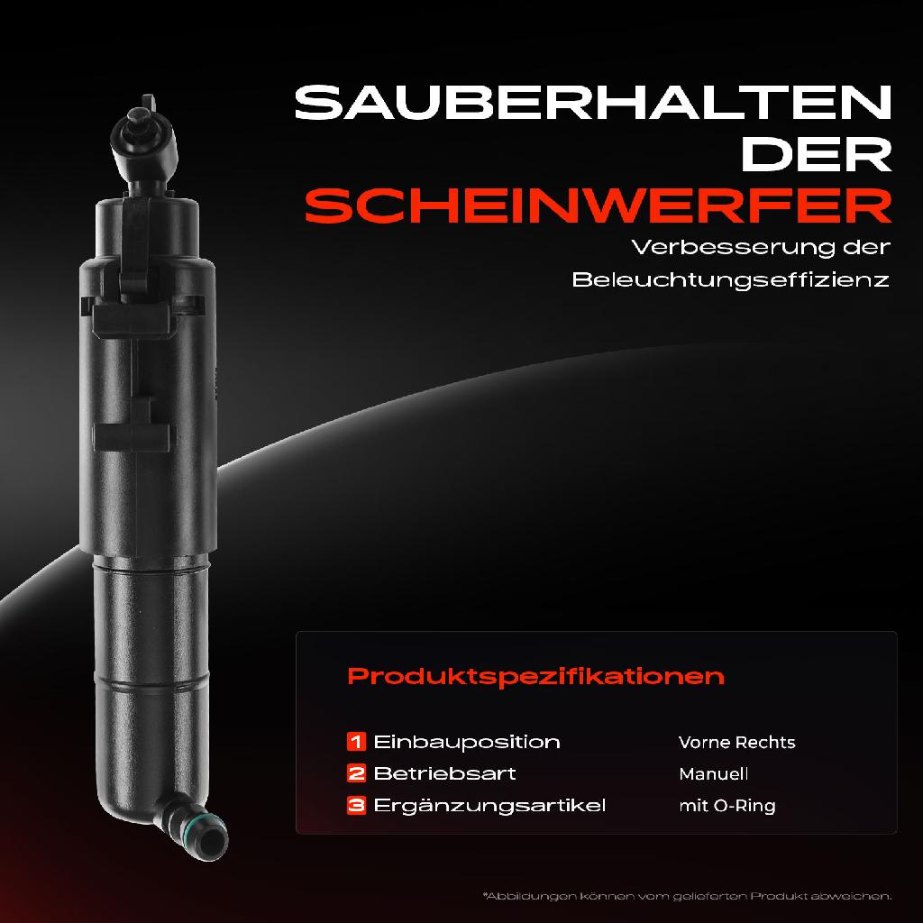 1x Scheinwerferreinigung Waschwasserdüse Vorne Rechts für Mercedes-Benz R-Klasse W251 V251