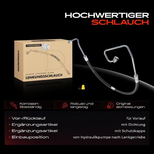 1x Servolenkung Schlauch für Ford Fiesta V Van JD JH 1.3L 2001-2008 Bild 1x Servolenkung Schlauch für Ford Fiesta V Van JD JH 1.3L 2001-2008