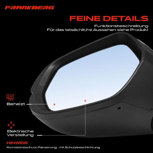 1x Außenspiegel Links für Honda HR-V RU 1.5L 1.6L 1.8L Bj ab 2014 Bild 1x Außenspiegel Links für Honda HR-V RU 1.5L 1.6L 1.8L Bj ab 2014