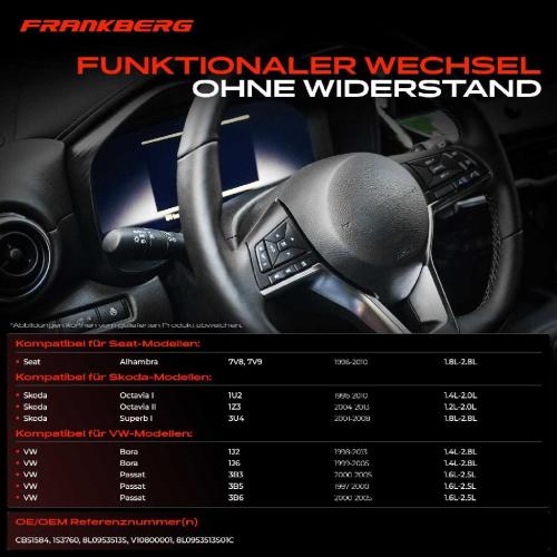 1x Kombischalter Lenkstockschalter für VW Golf IV Passat 3B2 3B3 3B5 Skoda Octavia I Seat Bild 1x Kombischalter Lenkstockschalter für VW Golf IV Passat 3B2 3B3 3B5 Skoda Octavia I Seat