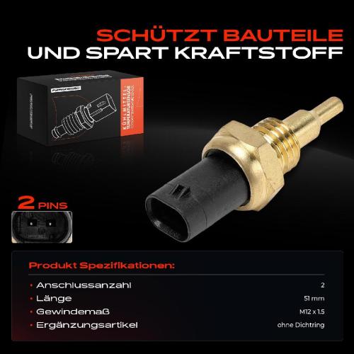 1x Sensor Kühlmitteltemperatur für BMW 1er F20 F21 3er F30 F80 E91 X1 X4 X5 Mini Bild 1x Sensor Kühlmitteltemperatur für BMW 1er F20 F21 3er F30 F80 E91 X1 X4 X5 Mini