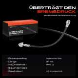 1x Bremsschlauch Bremsschläuche Vorderachse Links für Nissan Pick-up D21 2.4L 1986-1998