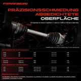 1x Antriebswelle Gelenksatz Vorderachse für VW Touareg 7L Audi Q7 4LB Porsche Cayenne 9PA