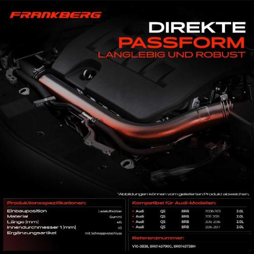 1x Kühlerschlauch Turboschlauch für Audi Q5 8RB 2.0L 2008-2017 Bild 1x Kühlerschlauch Turboschlauch für Audi Q5 8RB 2.0L 2008-2017