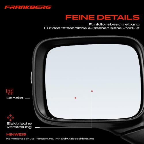 1x Außenspiegel Links für Jeep Renegade SUV B1 BU BV Bj ab 2014 Bild 1x Außenspiegel Links für Jeep Renegade SUV B1 BU BV Bj ab 2014