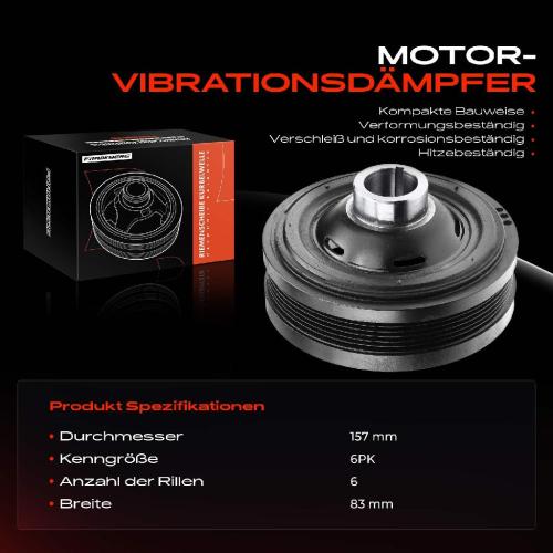1x Riemenscheibe Kurbelwelle für Mercedes-Benz W204 W212 S212 C204 S204 C218 Bild 1x Riemenscheibe Kurbelwelle für Mercedes-Benz W204 W212 S212 C204 S204 C218