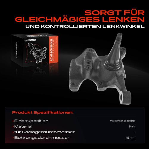 Frankberg 1x Achsschenkel Radaufhängung Vorderachse Rechts für Ford Transit Bus E 2.0L 2.5L 3.0L 1994-2000 Bild Frankberg 1x Achsschenkel Radaufhängung Vorderachse Rechts für Ford Transit Bus E 2.0L 2.5L 3.0L 1994-2000