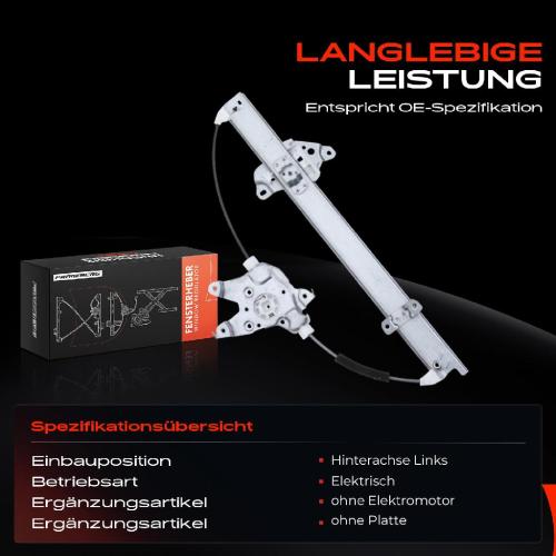 Frankberg 1x Fensterheber Hinten Links für Renault Koleos I HY 2008-2011 SUV Bild Frankberg 1x Fensterheber Hinten Links für Renault Koleos I HY 2008-2011 SUV