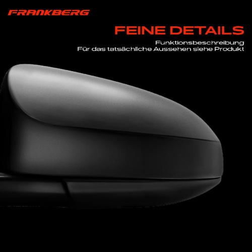 Frankberg 1x Außenspiegel Links für Citroën C1 II Peugeot 108 Toyota Aygo PA PS B4 Bild Frankberg 1x Außenspiegel Links für Citroën C1 II Peugeot 108 Toyota Aygo PA PS B4