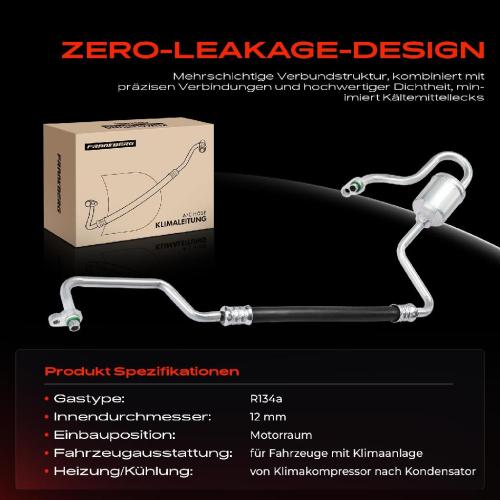 1x Hochdruckleitung Klimaanlage für Renault Clio 2 BB CB Kangoo KC0/1 Bild 1x Hochdruckleitung Klimaanlage für Renault Clio 2 BB CB Kangoo KC0/1