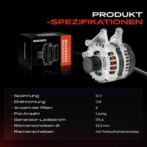 1x Lichtmaschine Generator für Mercedes-Benz C-Klasse W204 W205 E-Klasse W212 Bild 1x Lichtmaschine Generator für Mercedes-Benz C-Klasse W204 W205 E-Klasse W212