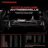 1x Lagerung Gelenkwelle Kardanwellenlager für Mercedes-Benz W204 W212 C204 S204 X218