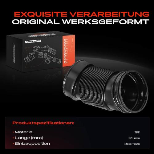 1x Ansaugschlauch, Luftfilter für Audi A4 Avant 8D5 2.7L 2000-2001 Bild 1x Ansaugschlauch, Luftfilter für Audi A4 Avant 8D5 2.7L 2000-2001