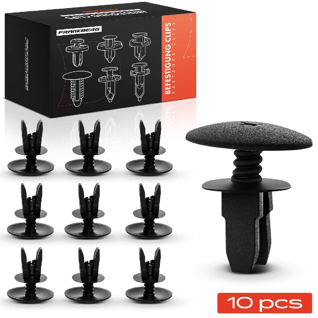 10x Befestigungsclips Motorhaube für VW Golf III Variant Van Cabriolet Vento Seat Toledo IV