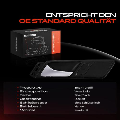 1x Türgriff Vorne Links innen für VW Jetta IV 162 163 AV2 AV3 1.2L 1.4L 1.6L 1.8L 2.0L 2.5L 2010-2018 Bild 1x Türgriff Vorne Links innen für VW Jetta IV 162 163 AV2 AV3 1.2L 1.4L 1.6L 1.8L 2.0L 2.5L 2010-2018