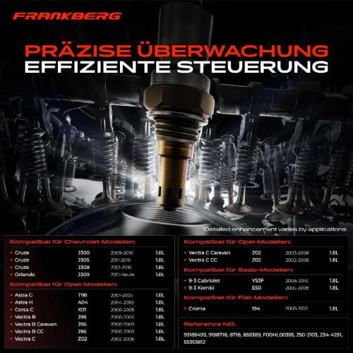 1x Lambdasonde Diagnosesonde Nach Katalysator für Opel Astra Corsa Chevrolet Cruze Fiat Croma Saab 9-3 Bild 1x Lambdasonde Diagnosesonde Nach Katalysator für Opel Astra Corsa Chevrolet Cruze Fiat Croma Saab 9-3
